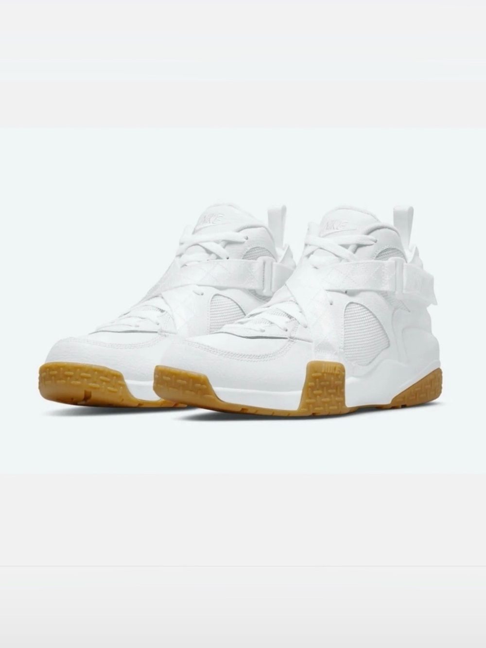 Nike Air Raid White / Gum Light Brown DJ5974-100 Mens Size 12